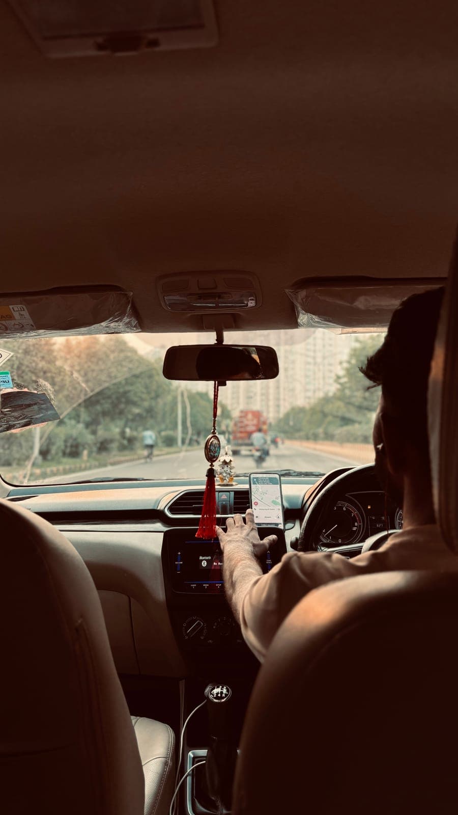 From the back seat